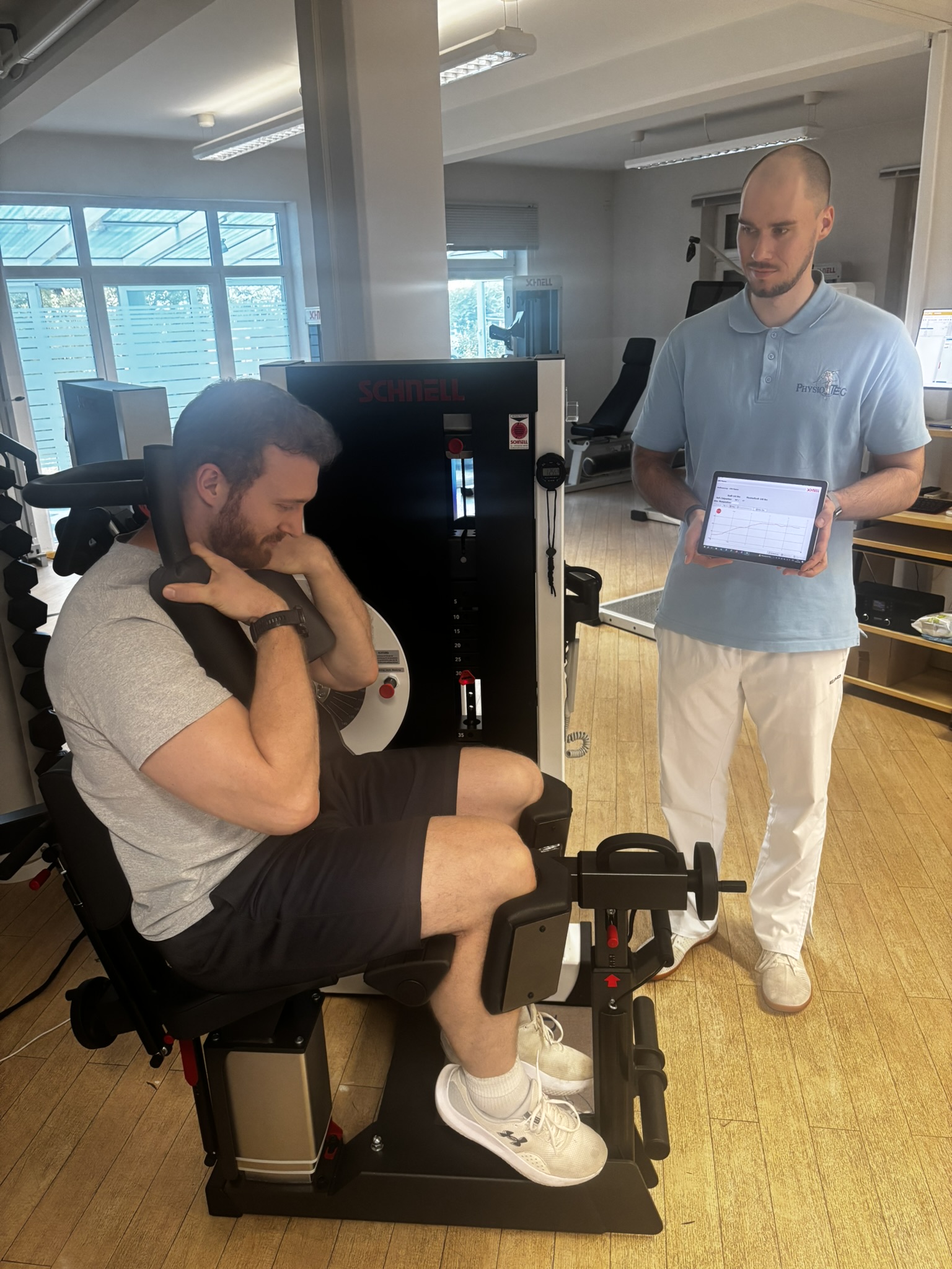 FPZ Eingangsanalyse Lendenwirbelsäule bei Physiotec